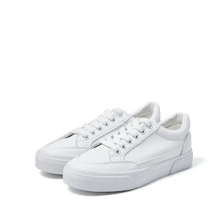 Outdoor Fashion Anti Slip Walking Sneakers White Flat Casual Shoes For Men Women