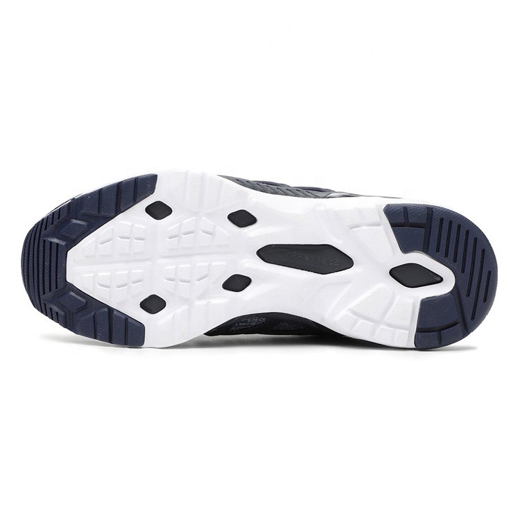 Male MD Grey OEM  ODM Service Top Level Breathable Brand Sport Shoes Knit Casual Sport Shoes Sneakers China